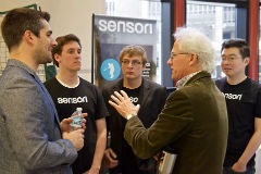 Wemmerlov with students at Burrill Competition