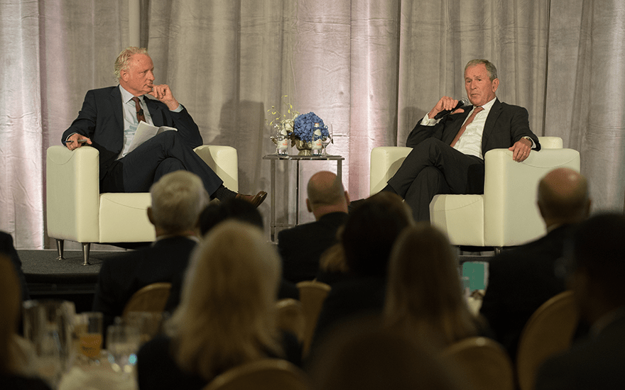 Mark Eppli and President George W. Bush