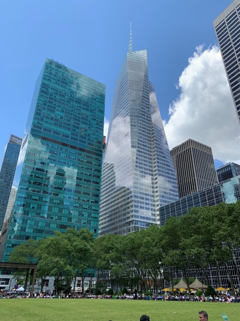 Bank of America tower in Manhattan.