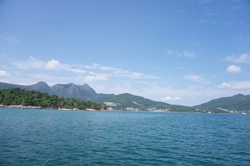 Coast of beach side town