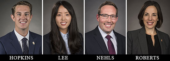 Nicholas Center MBA students in National Investment Banking Competition team