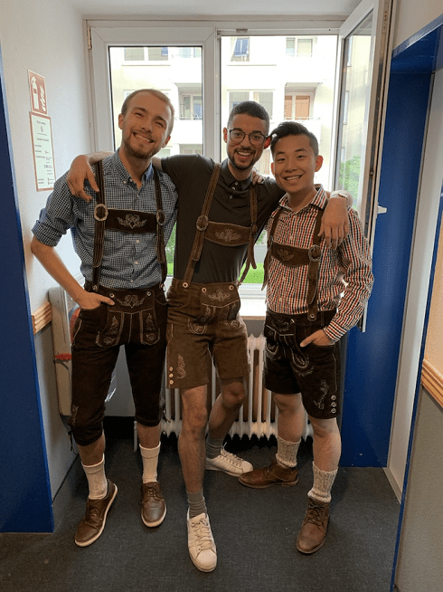 Dressed in Lederhosen