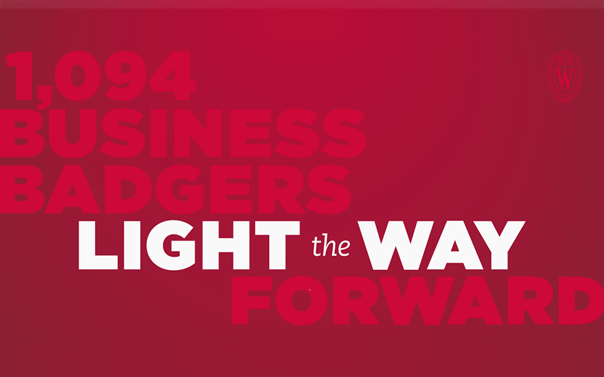 1,094 Business Badgers Light the Way Forward