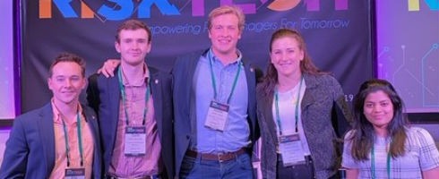 Students at RiskTech 2019 conference