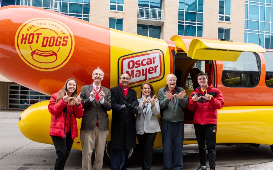 staff and Wienermobile