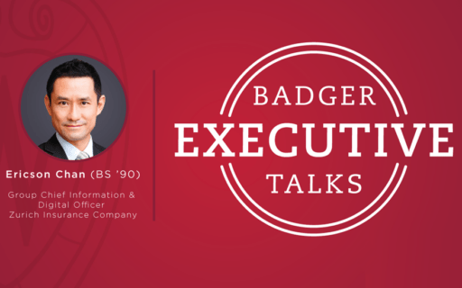 Badger Executive Talk logo with Ericson Chan