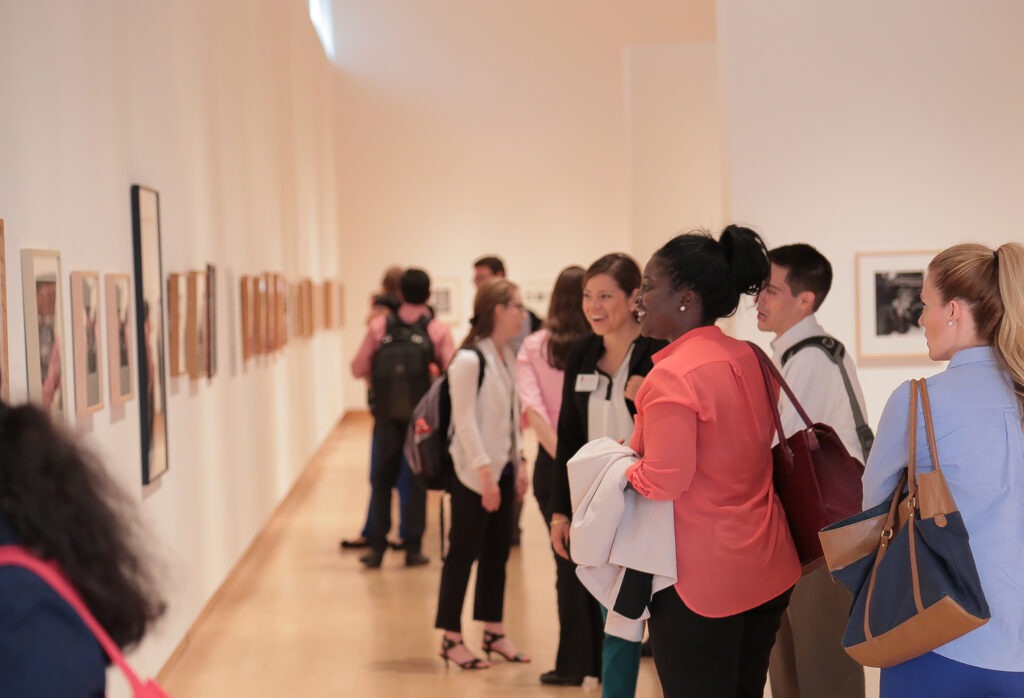 Students visiting the Madison Museum of Contemporary Art