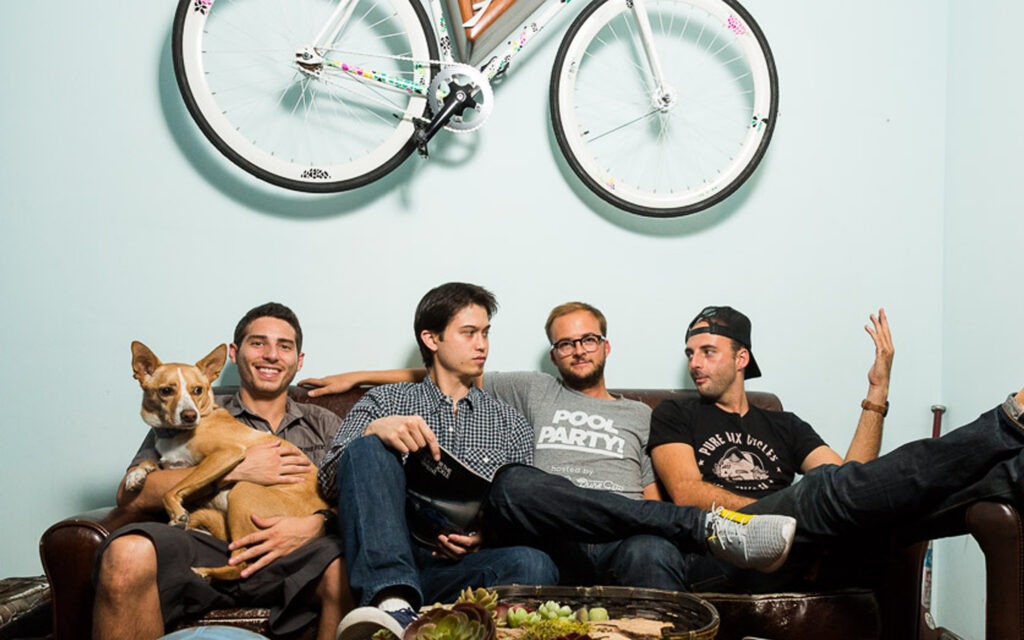 Four co-founders of Pure Cycles
