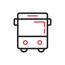 Transit bus icon