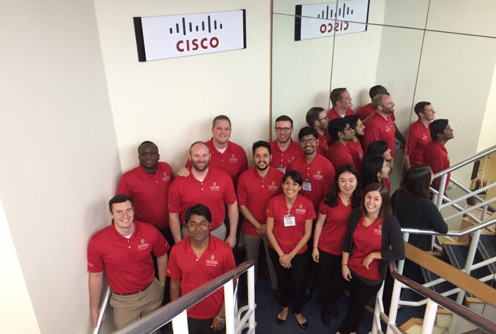 Supply Chain MBA students visit Cisco