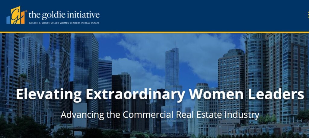 Elevating Extraordinary Women Leaders: Advancing the Commercial Real Estate Industry with buildings in the background