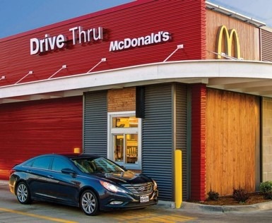 A photo of a McDonald's Drive Thru