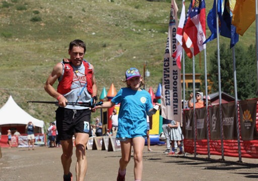 Troy Howard running a race