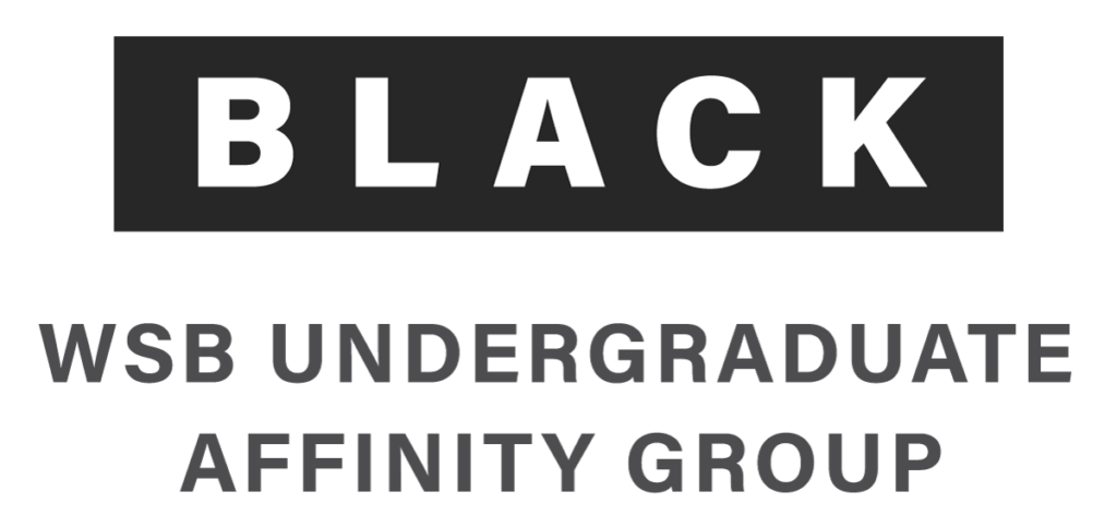 Logo for "Black", WSB Undergraduate Affinity Group