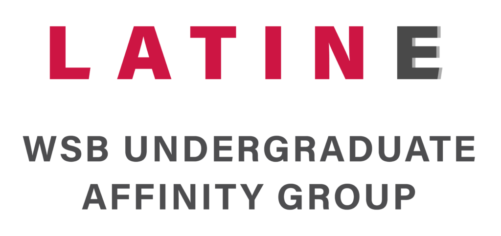 Logo for "Latine", WSB Undergraduate Affinity Group