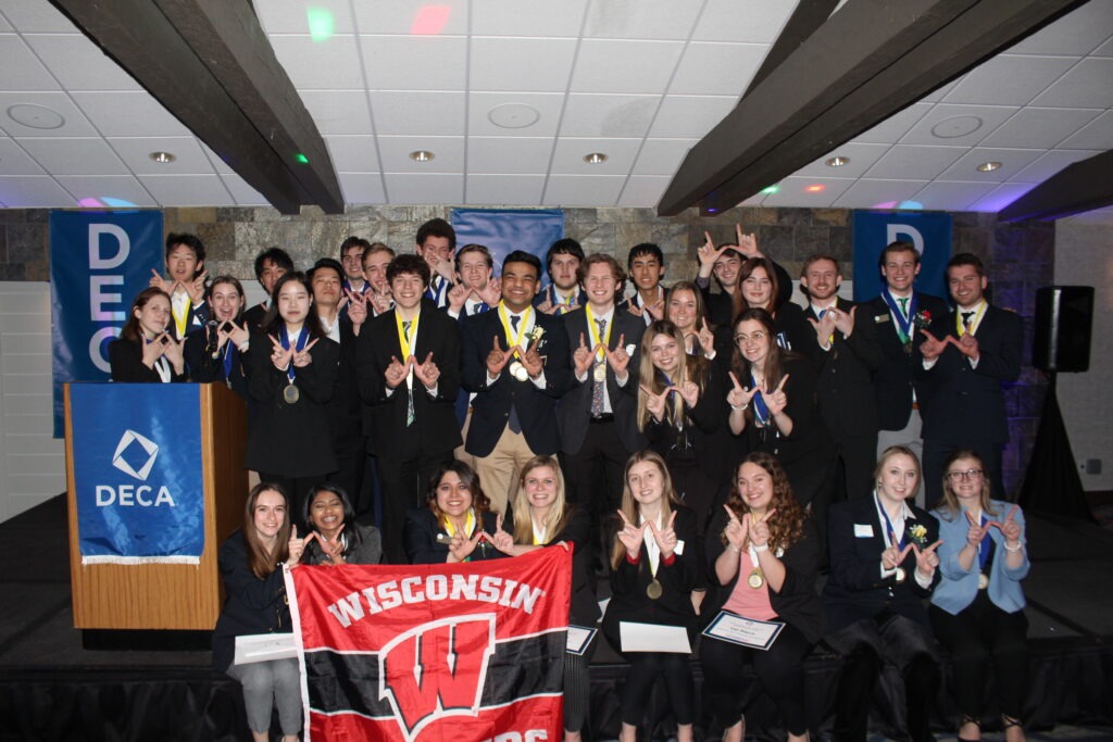 UW Madison DECA at State conference