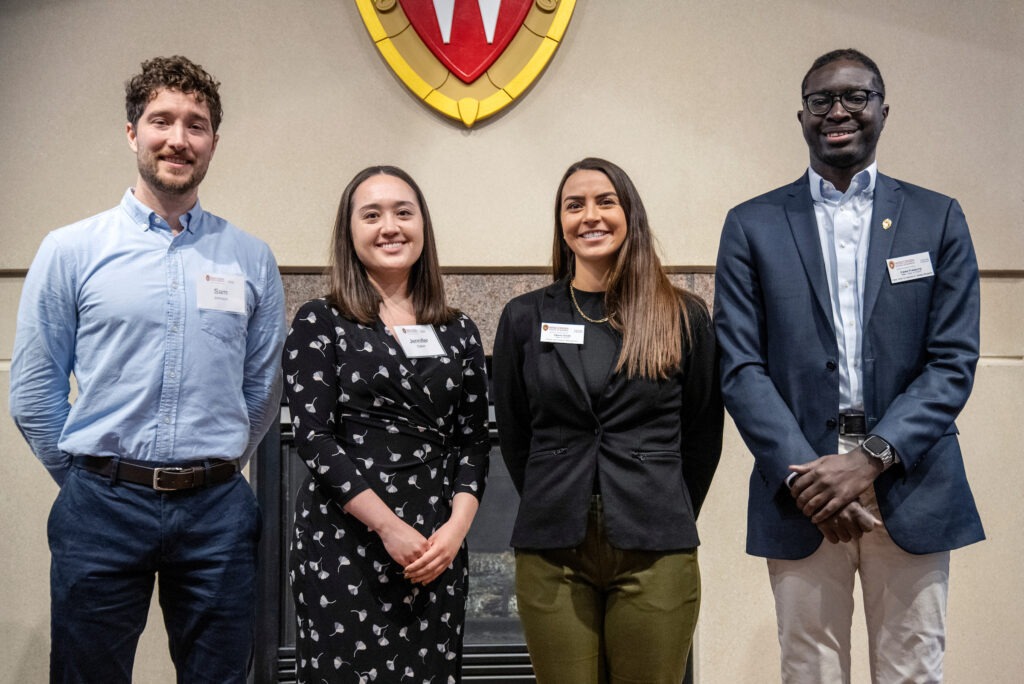 Sam Johnson, Jennifer Dyken, Devon Smith and Kwesi Kwapong