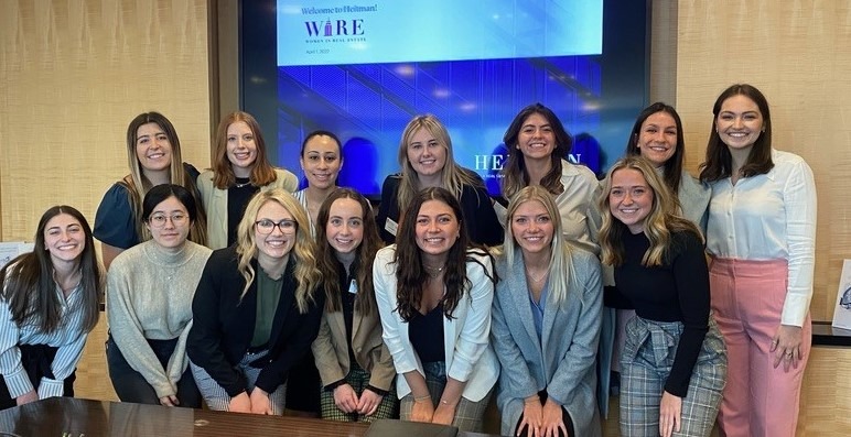 A group photo from Women in Real Estate