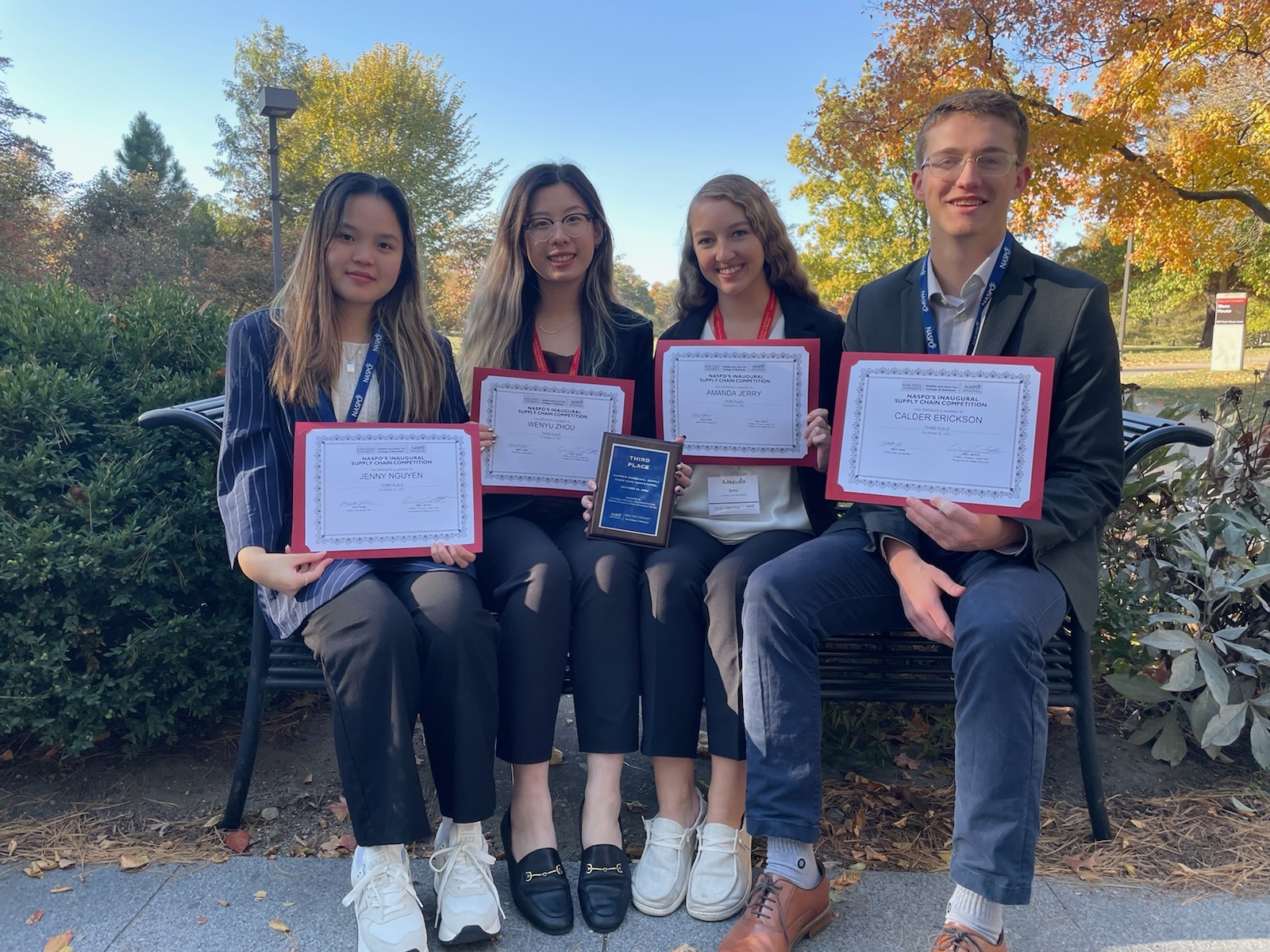 Students at the University of Iowa/NASPO case competition