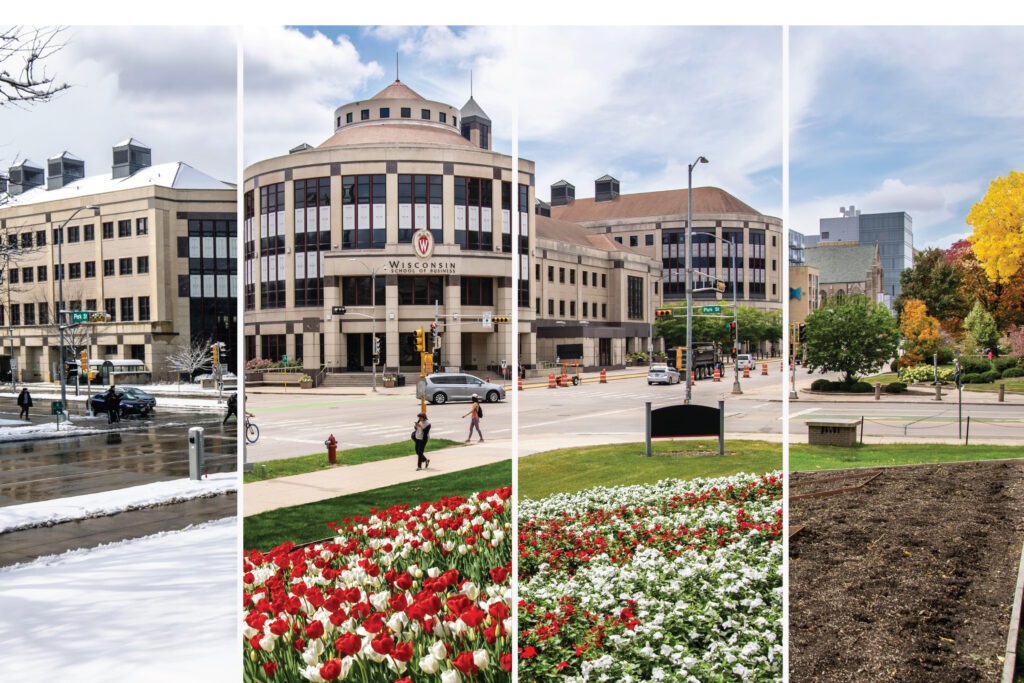 Grainger hall over 4 seasons
