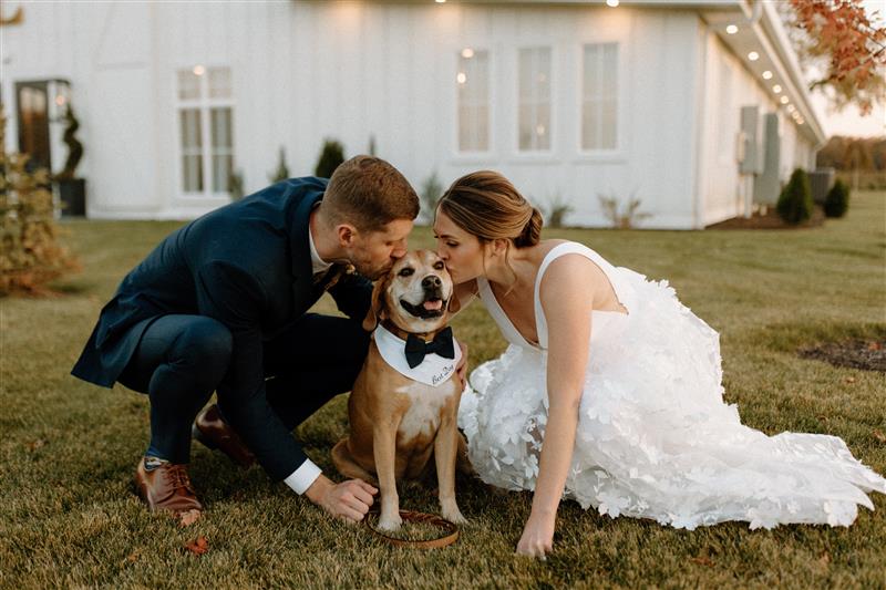 Ali and Mathew Hiner at their wedding