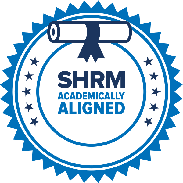 SHRM academically aligned logo