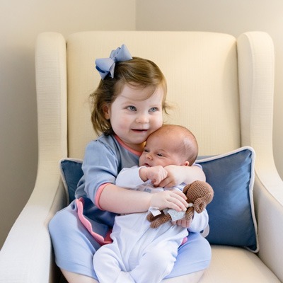 Kendra Armstrong McAdams' children Sloan and Davis