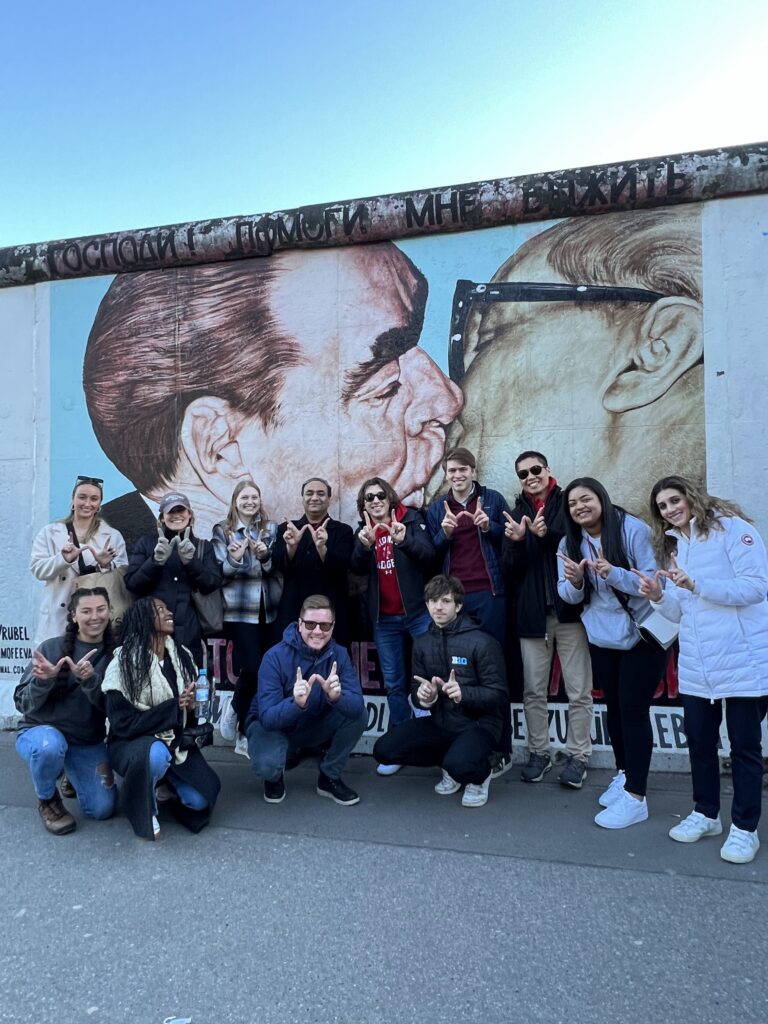 The group at East Side Gallery