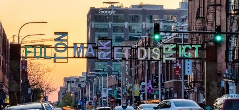 Fulton Market District Sign