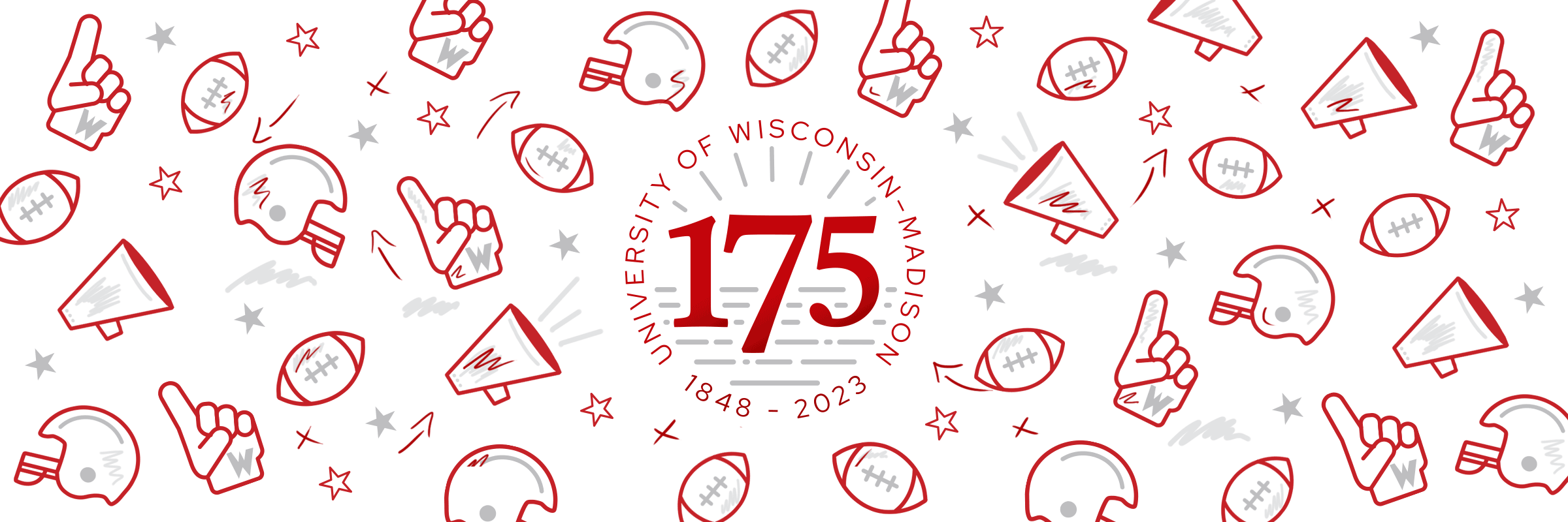University of Wisconsin 175 logo.