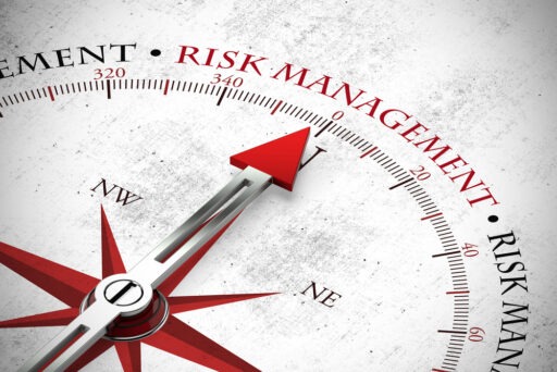 a compass showing Risk Management as due north