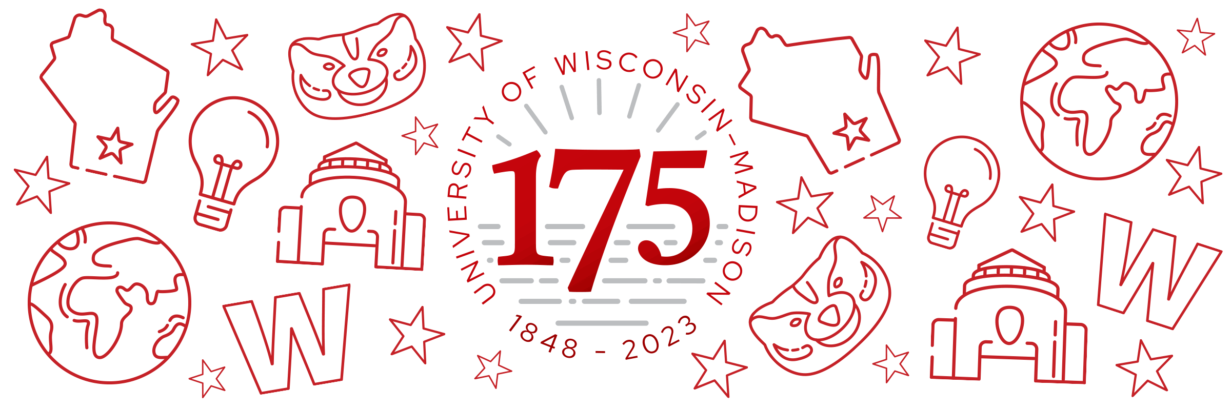 UW-Madison 175 logo.