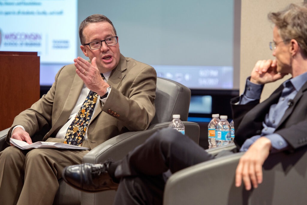 Terry Warfield participates in a panel in the Plenary Room