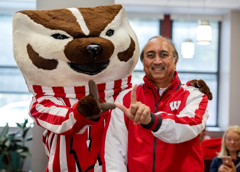 Dean Samba with Bucky