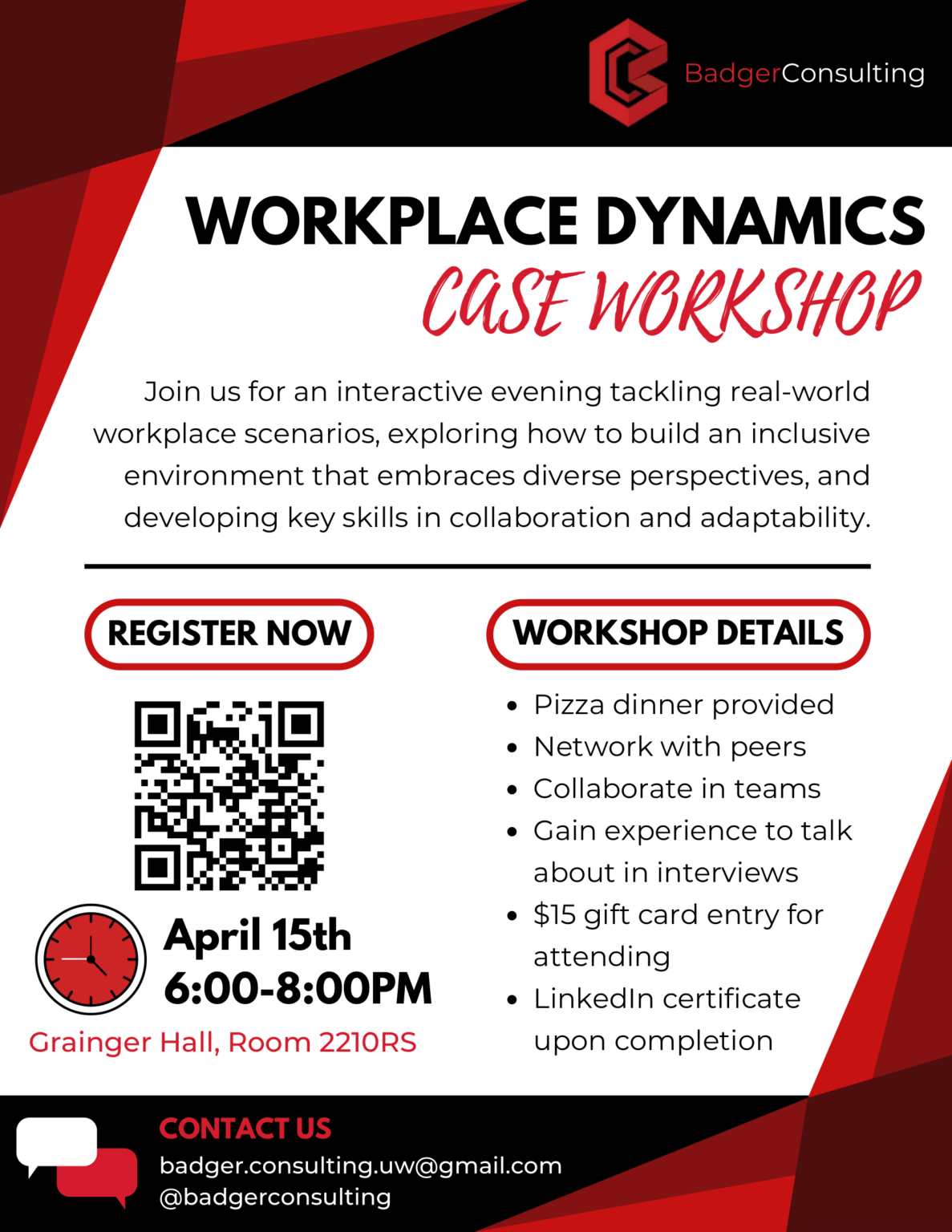 Workplace Dynamics Case Workshop | Wisconsin School of Business