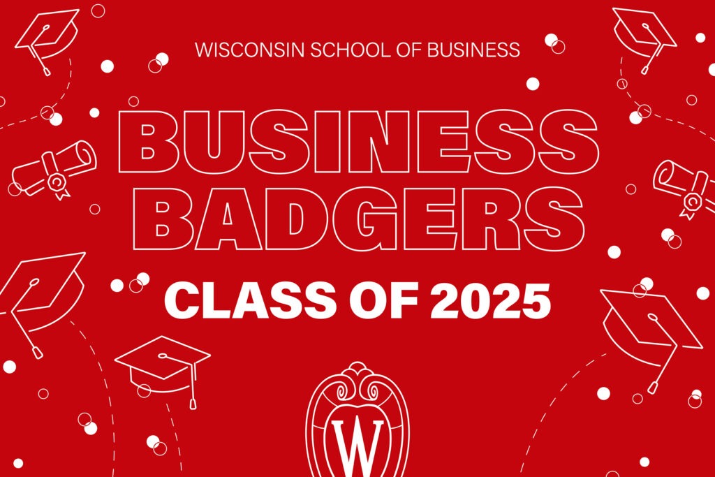 Red WSB banner announces grads