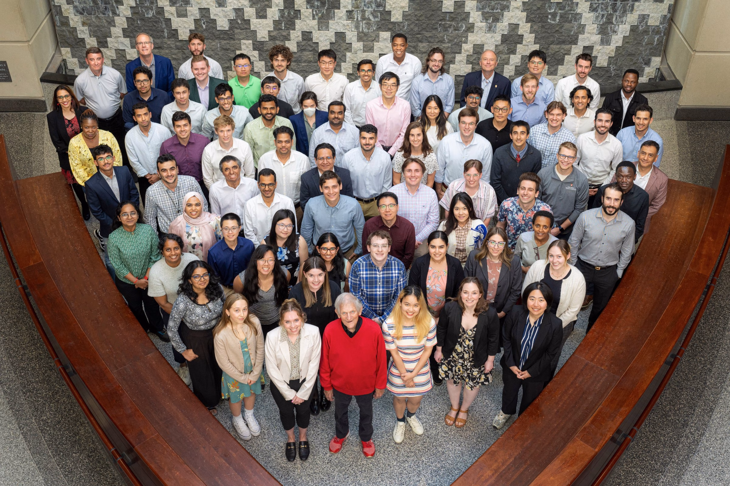 MEB Class of 2025 with John Morgridge