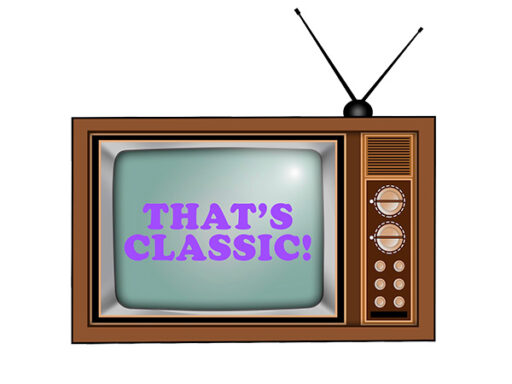 The words "That's Classic" on an old TV screen.