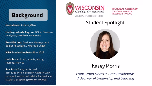 Kasey Morris headshot and background summary