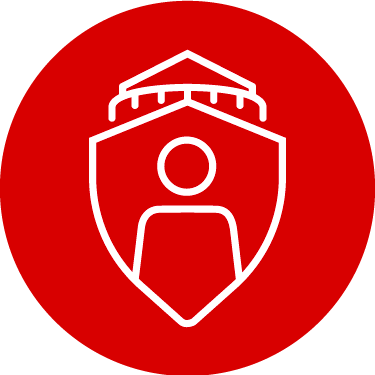 icon of person and shield