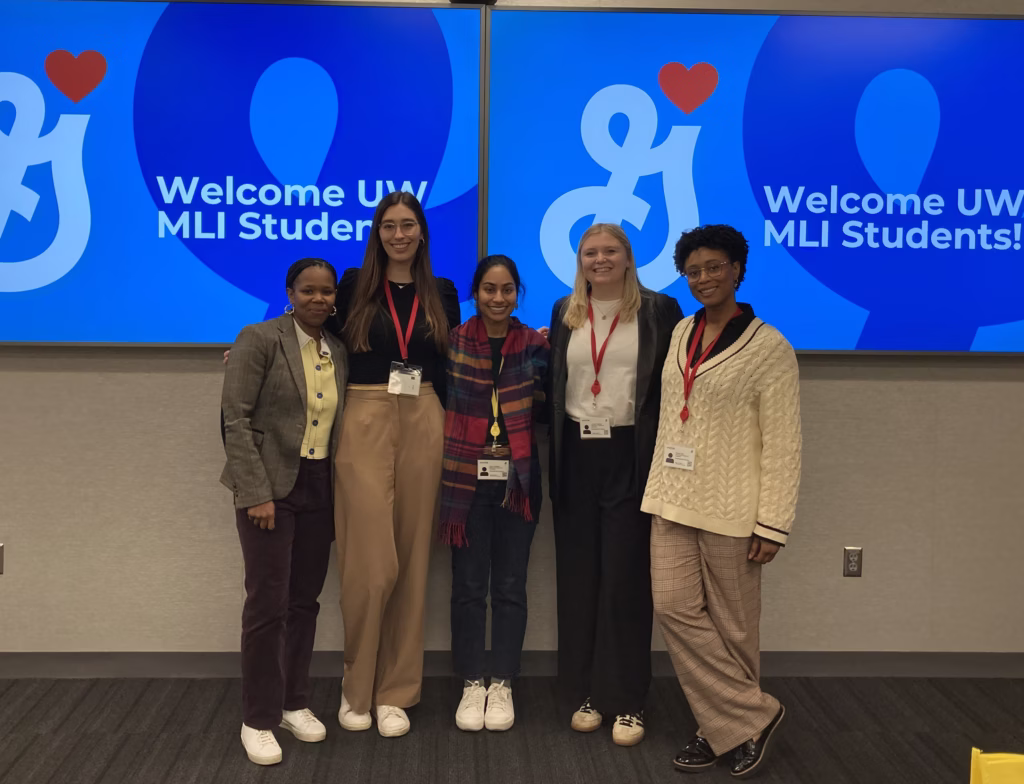 Left to right: Alanna Elie, Olivia Kossel, Priya Pathare, Cassidy Nikolai, and Naomi Bell