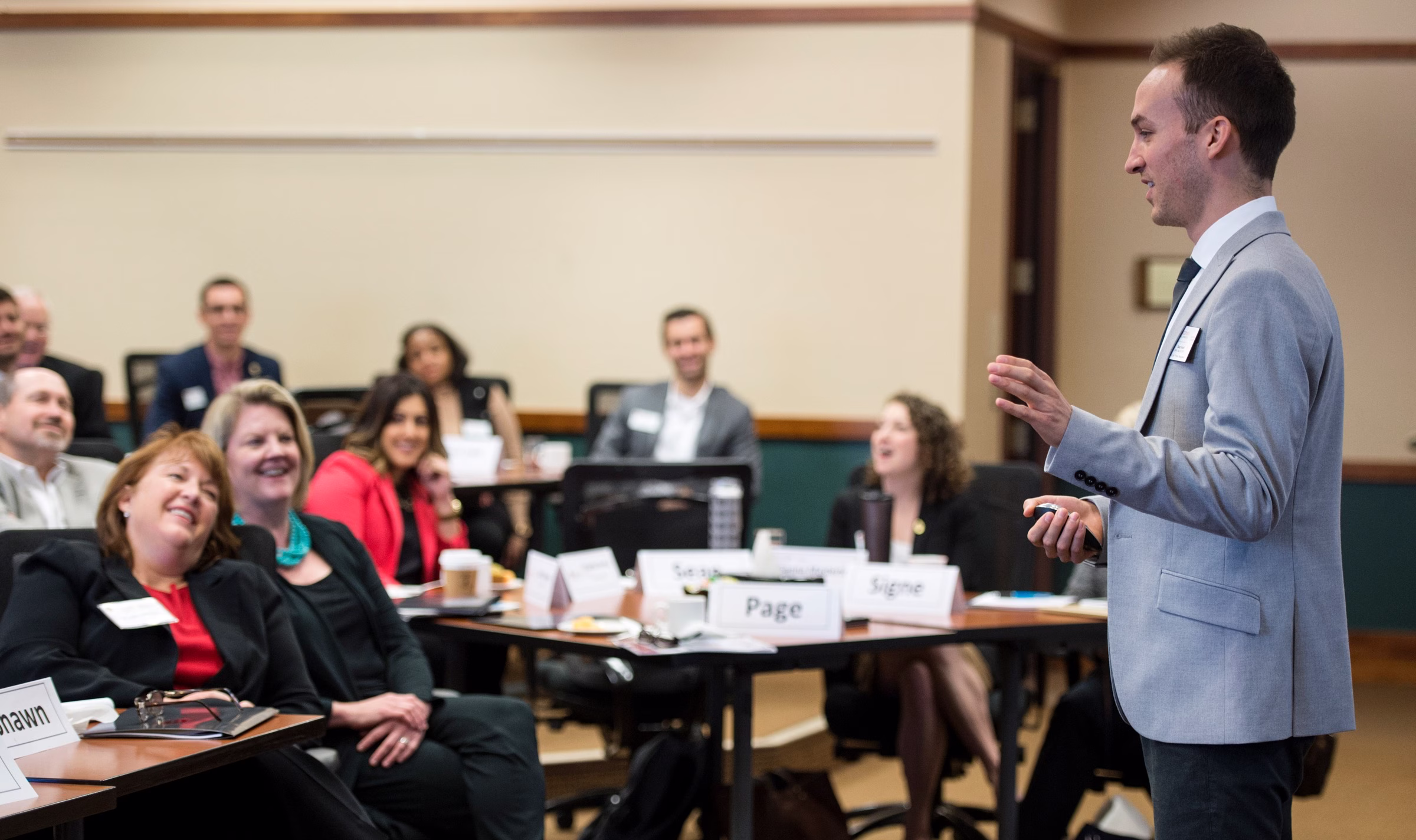 Advisory board meeting.