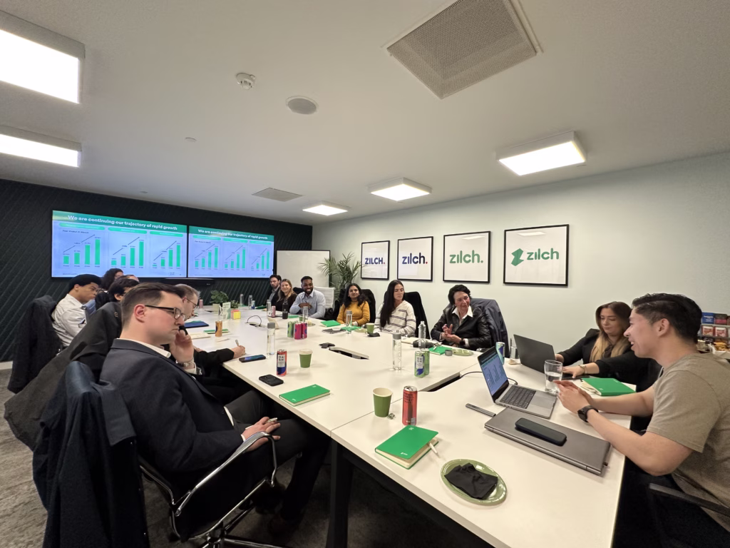 Students meet with Zilch executive leader