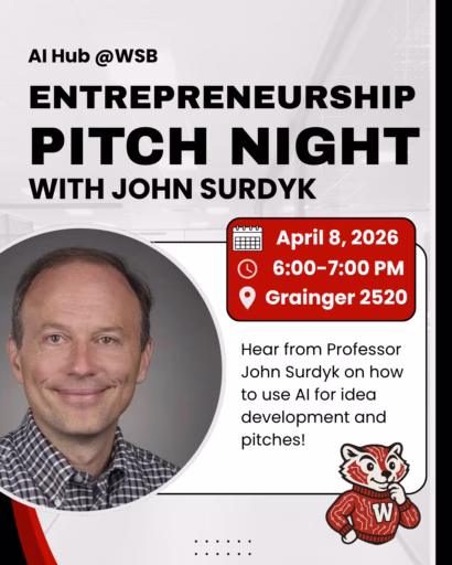 Flyer for Entrepreneurship Pitch Night.