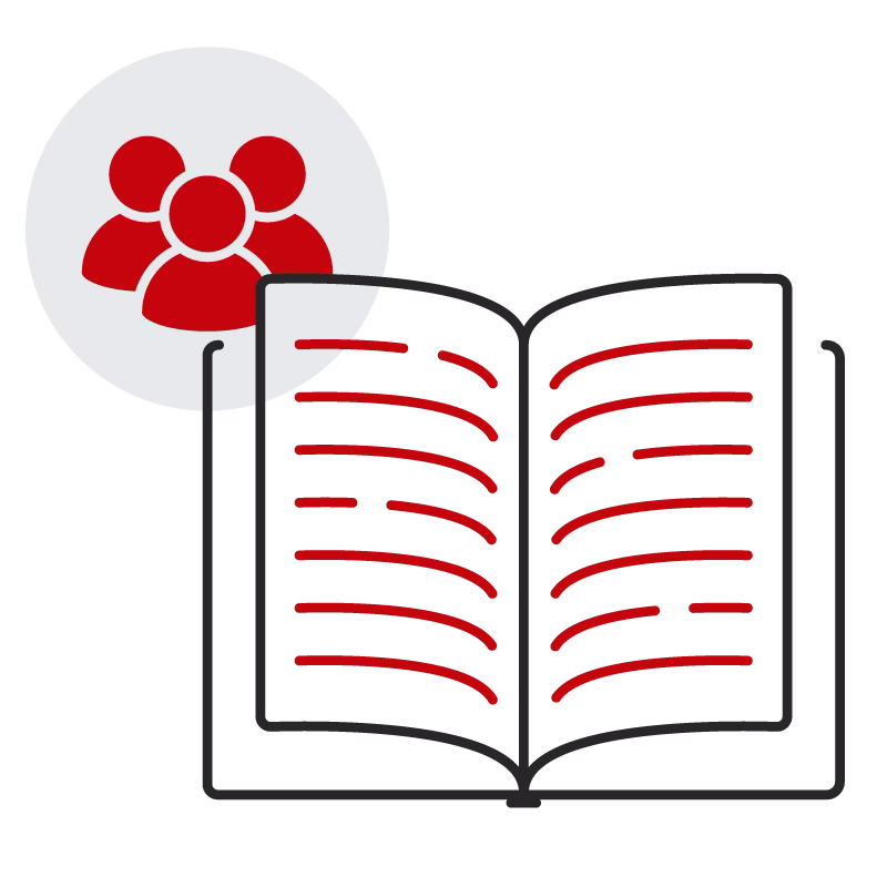 an open book