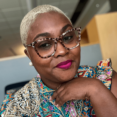 Aisha Hurston selfie.