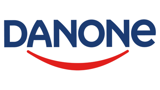 Danone logo.