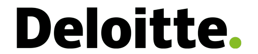 Deloitte logo.