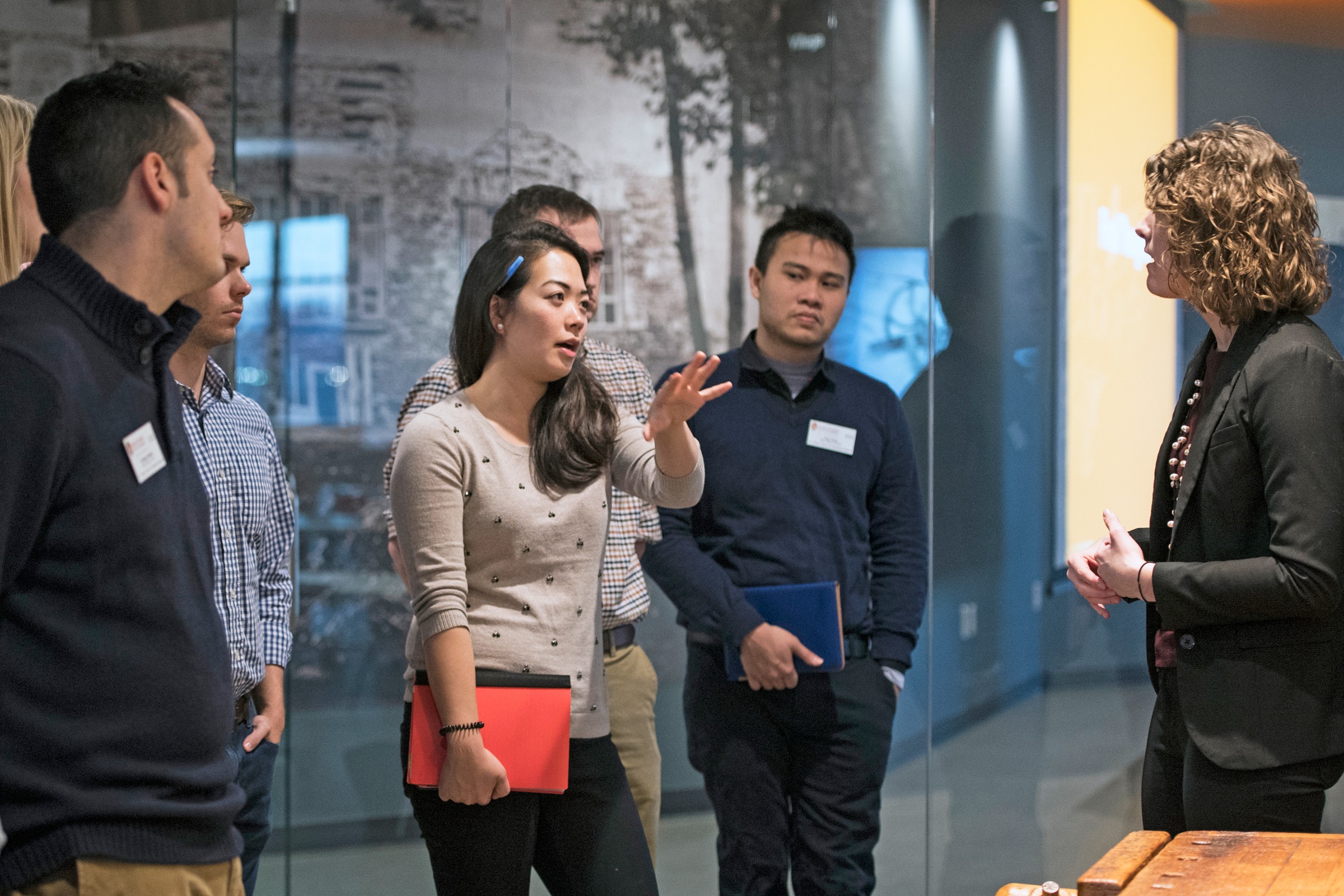 FTMBA students tour the headquarters of Fiskars in Middleton, WI.