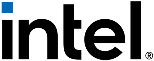 Intel logo.